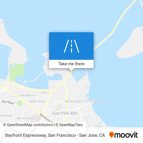 Bayfront Expressway map