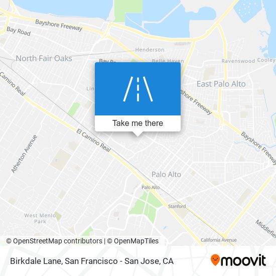 Birkdale Lane map