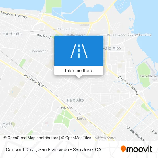 Concord Drive map