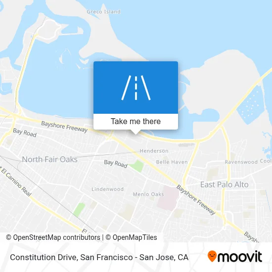 Constitution Drive map