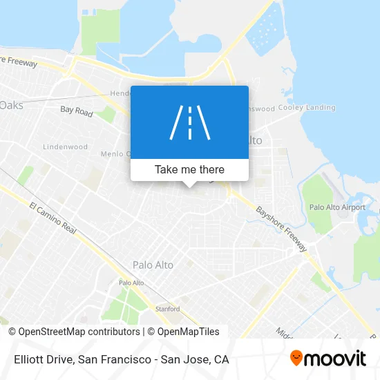 Elliott Drive map