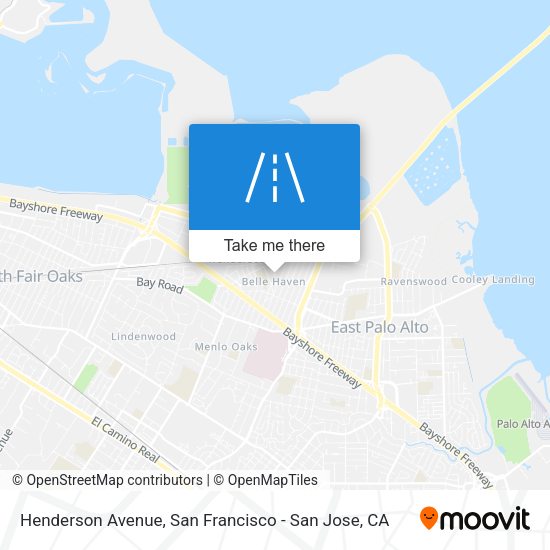 Mapa de Henderson Avenue