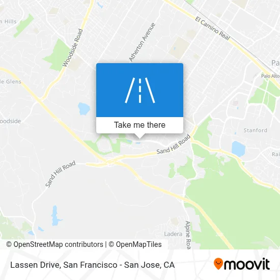 Lassen Drive map