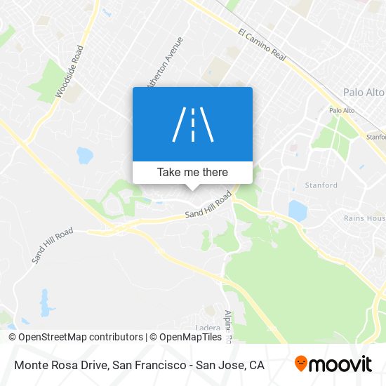 Mapa de Monte Rosa Drive