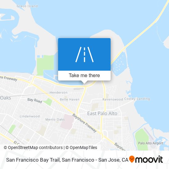 San Francisco Bay Trail map