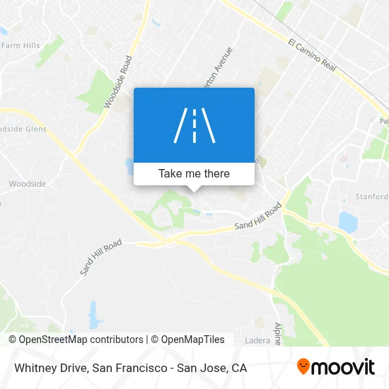 Whitney Drive map