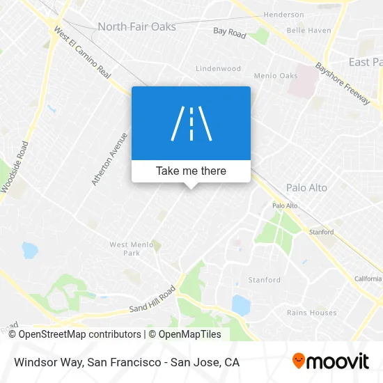 Windsor Way map