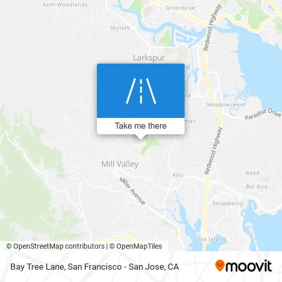 Mapa de Bay Tree Lane