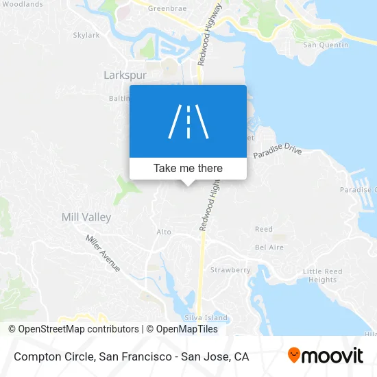 Compton Circle map