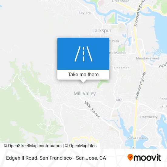 Edgehill Road map
