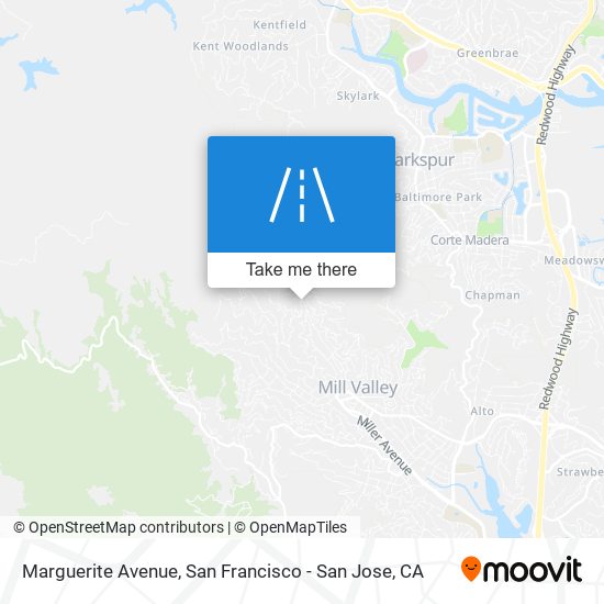 Mapa de Marguerite Avenue
