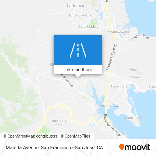 Matilda Avenue map