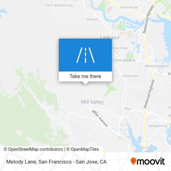 Mapa de Melody Lane