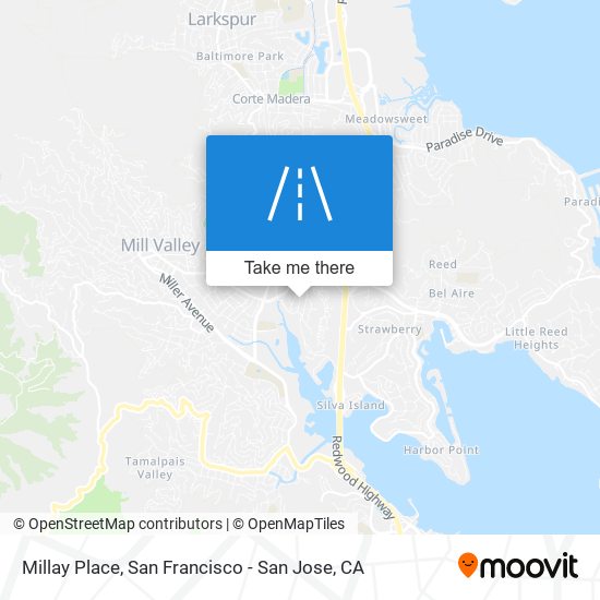 Millay Place map