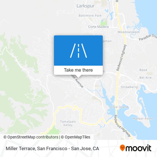 Miller Terrace map