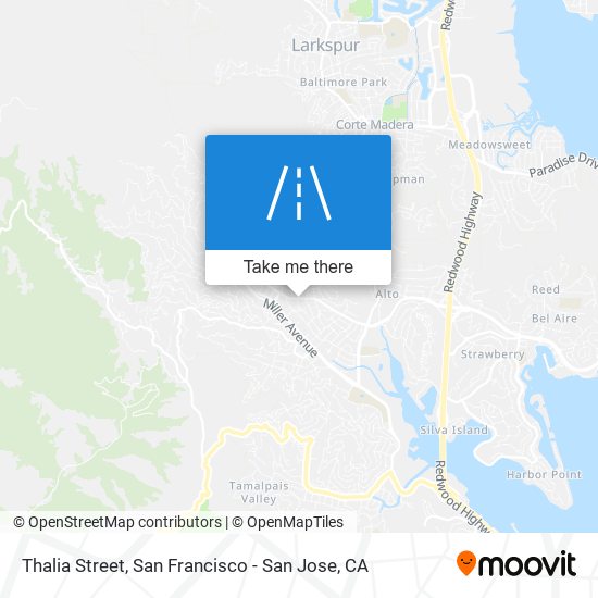 Thalia Street map