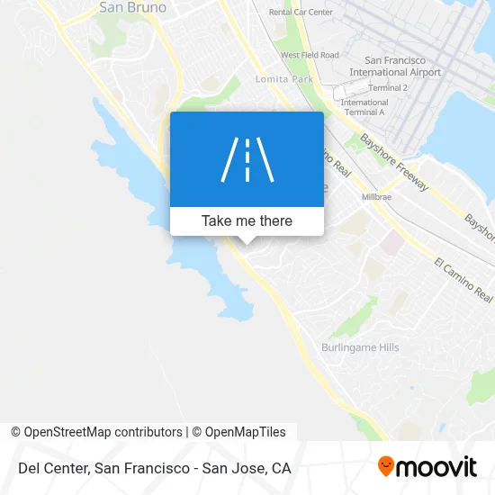 Del Center map