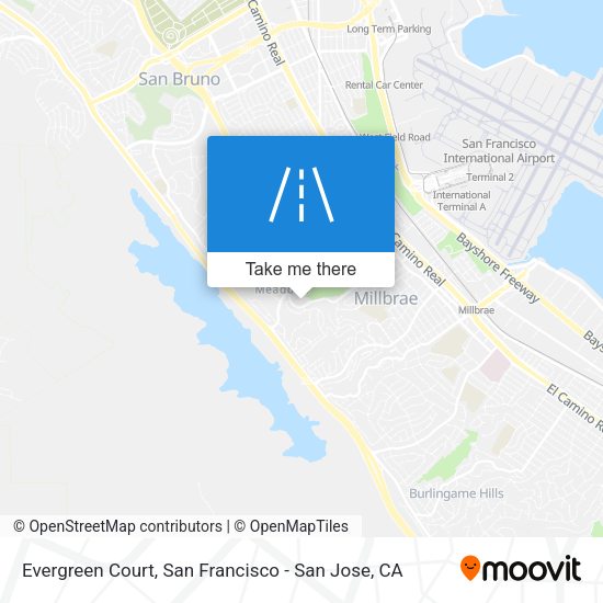 Evergreen Court map
