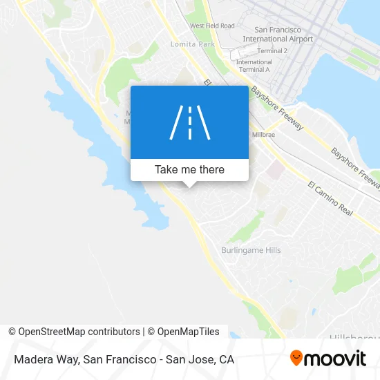 Madera Way map