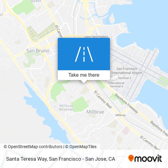 Santa Teresa Way map