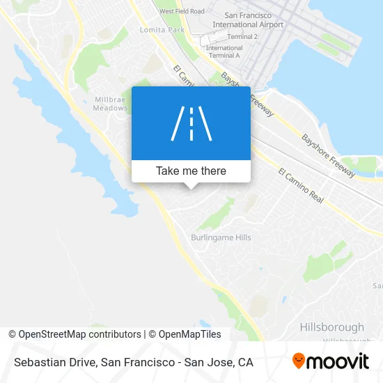 Sebastian Drive map