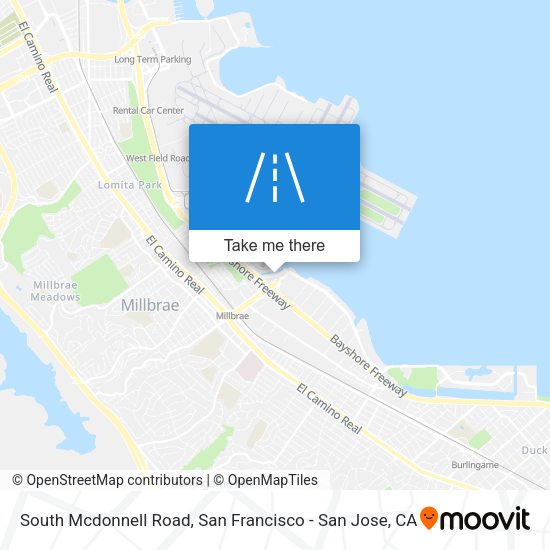 South Mcdonnell Road map
