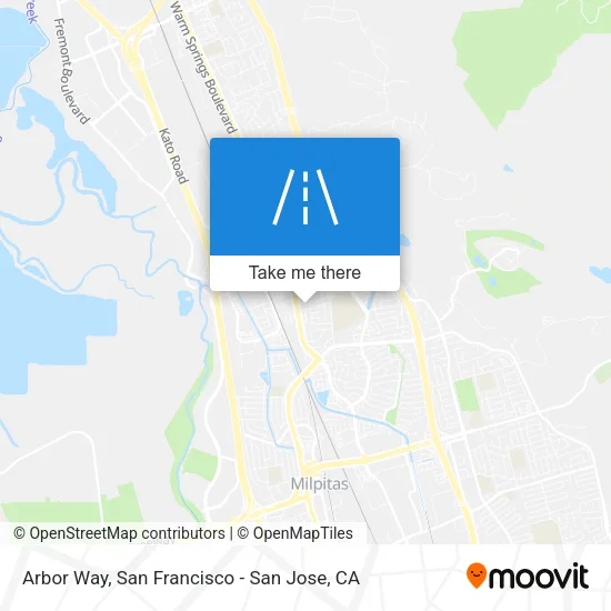 Arbor Way map