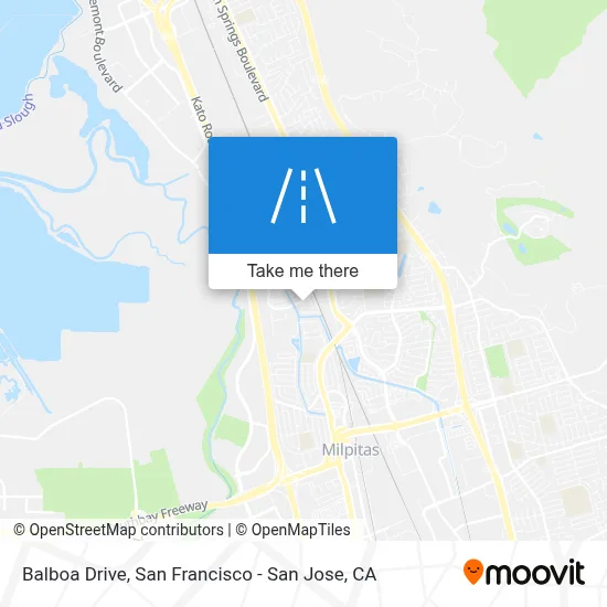 Balboa Drive map