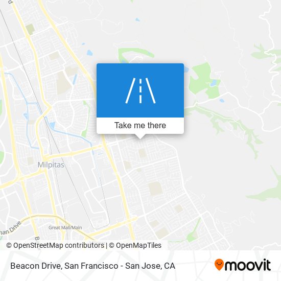 Beacon Drive map