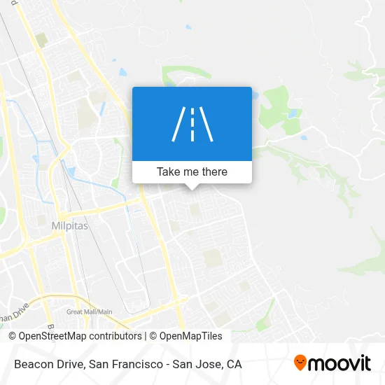 Beacon Drive map