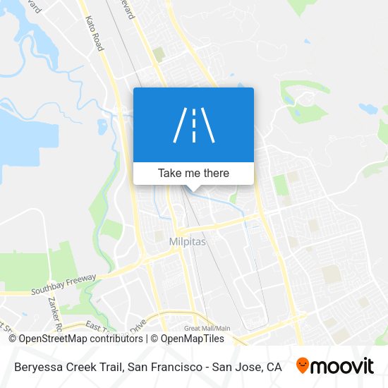 Beryessa Creek Trail map