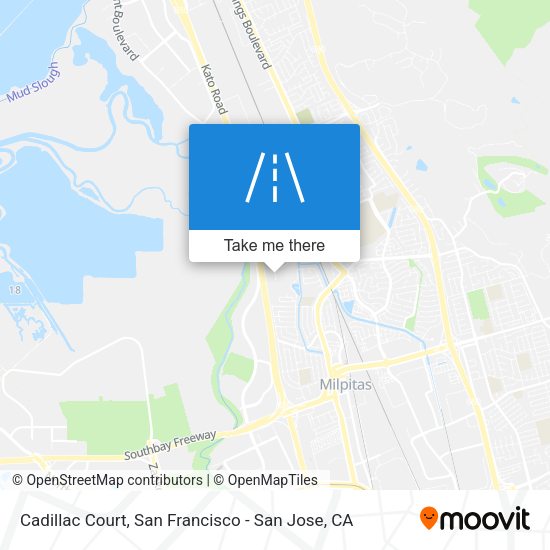Mapa de Cadillac Court