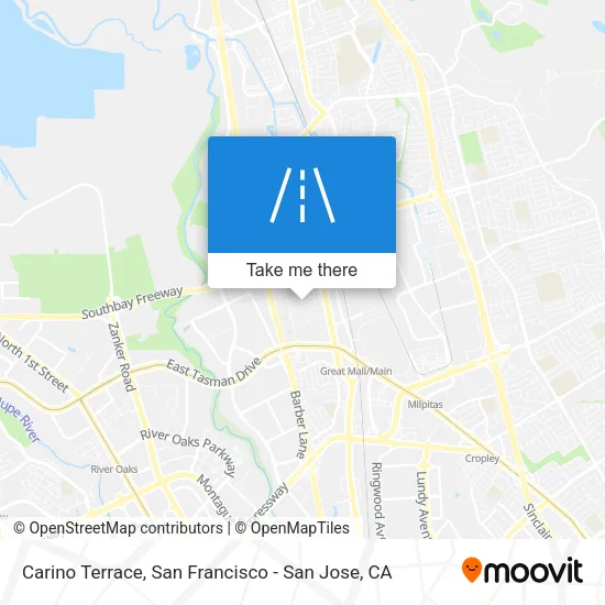 Carino Terrace map