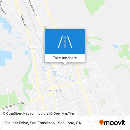 Clauser Drive map