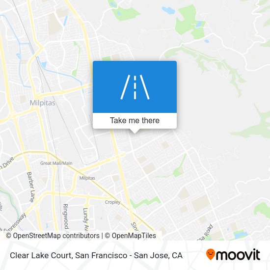 Mapa de Clear Lake Court