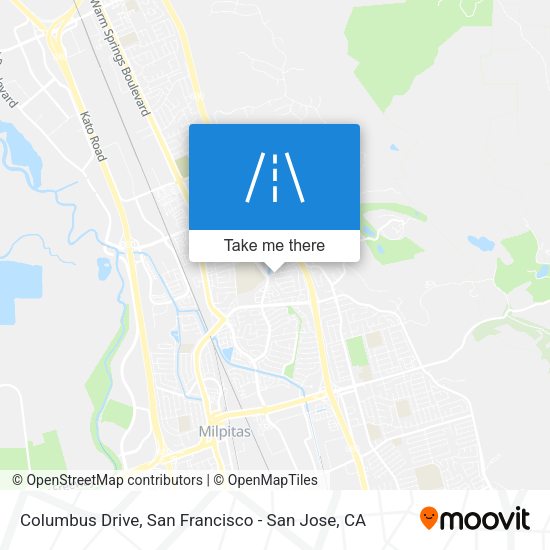 Mapa de Columbus Drive