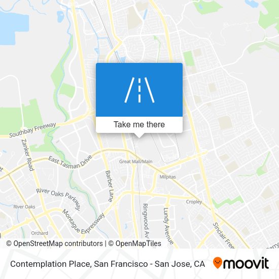 Contemplation Place map