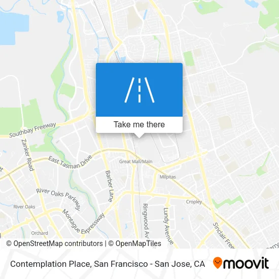 Contemplation Place map