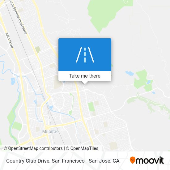 Country Club Drive map