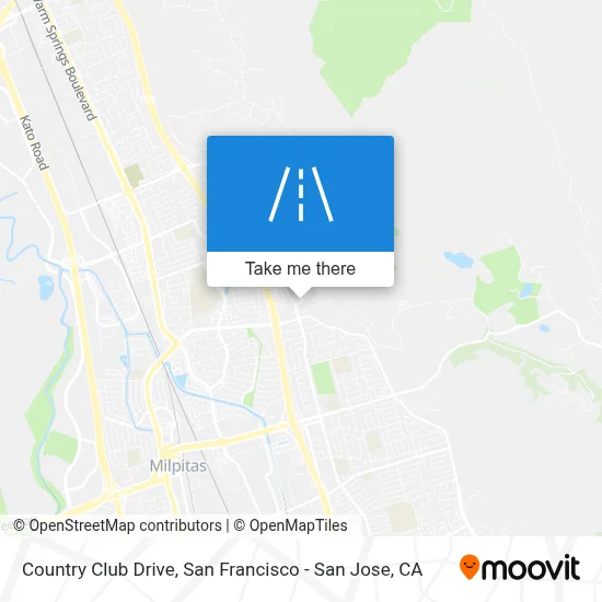 Country Club Drive map
