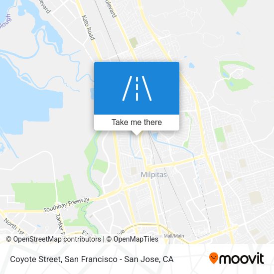 Coyote Street map