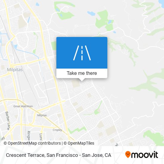 Crescent Terrace map