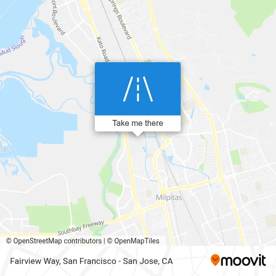 Fairview Way map