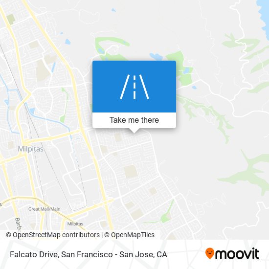 Mapa de Falcato Drive