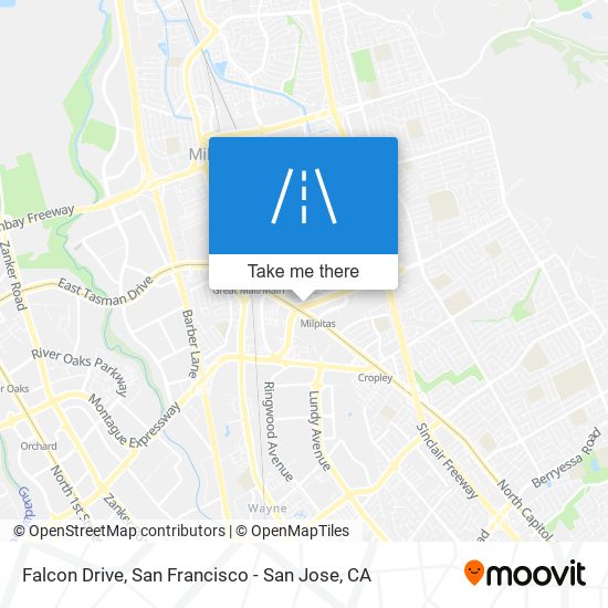 Falcon Drive map