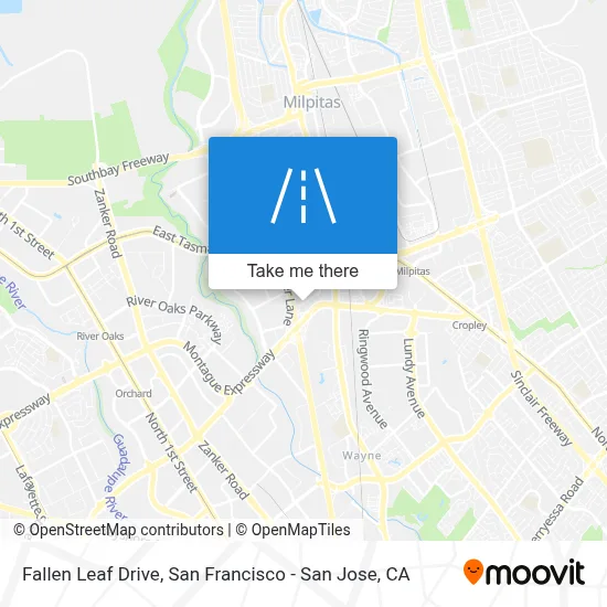 Fallen Leaf Drive map