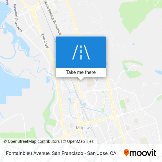 Mapa de Fontainbleu Avenue