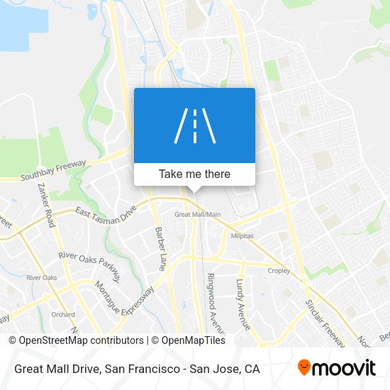 Mapa de Great Mall Drive