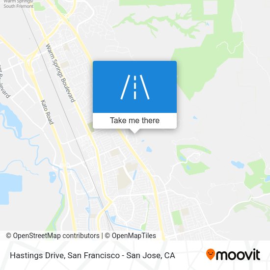Mapa de Hastings Drive