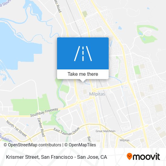 Krismer Street map